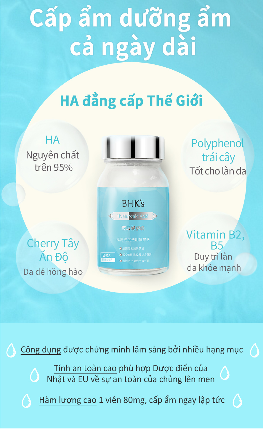 hơn 95% HA, hiệu quả gấp đôi